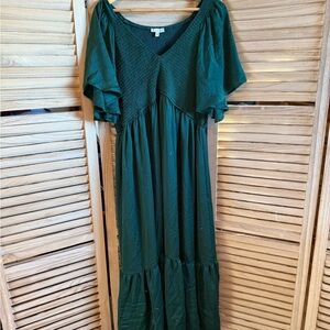 Baltic Born Deep Green Maxi Dress